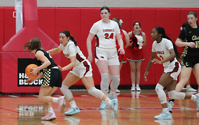 Farmington ran past Clinton on Thursday night. (Photo by Steve Andrews)